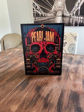 Pearl Jam Vancouver Concert Poster 12x16 PVC Print – Grunge Rock Wall Art